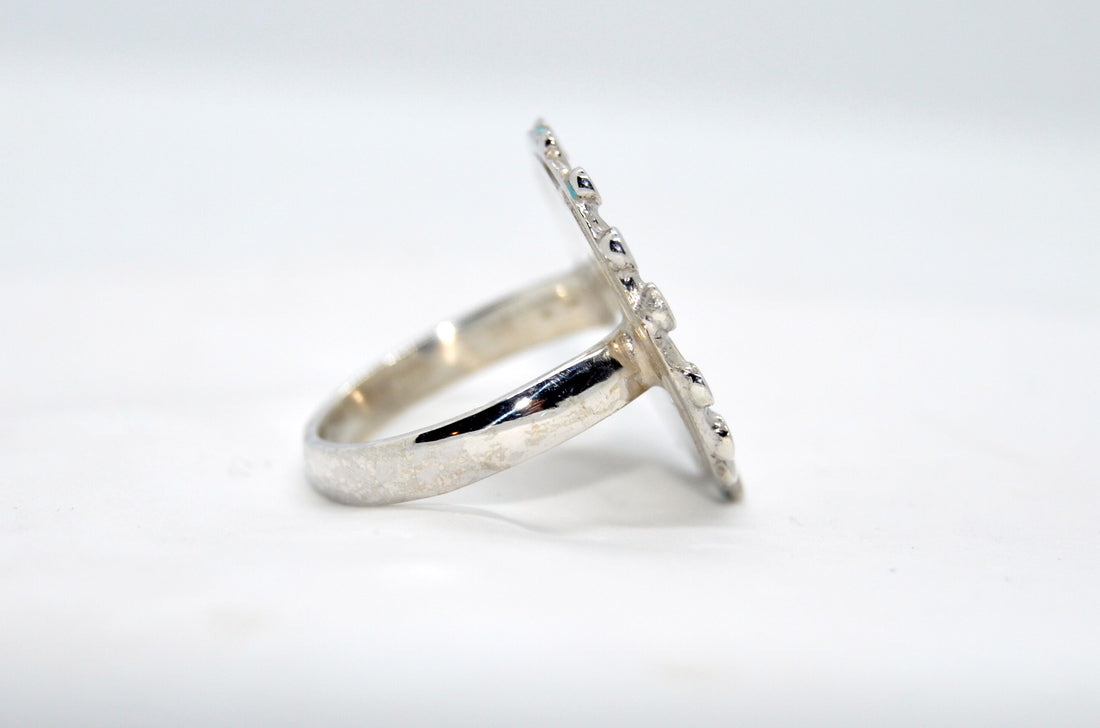 Anello Girasole Rosso