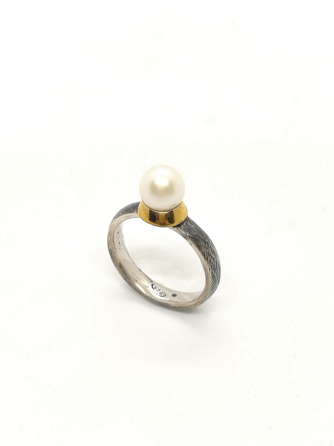 Anello Perla Fine | Molsaiwona Gioielli Artigianali